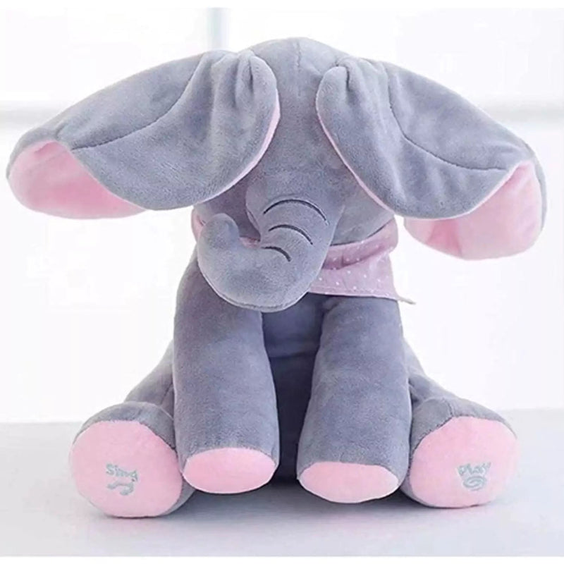 Bimboo Elefante de Pelúcia que Canta e Interage Bimboo Elefante de Pelúcia que Canta e Interage - Coleção bebê Importe Go 