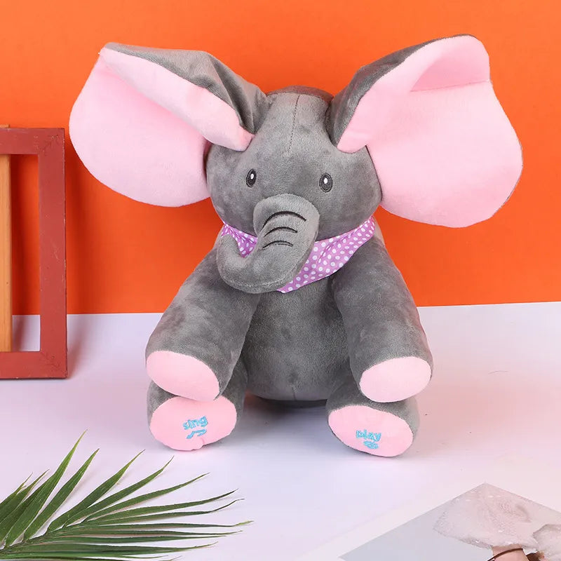 Bimboo Elefante de Pelúcia que Canta e Interage Bimboo Elefante de Pelúcia que Canta e Interage - Coleção bebê Importe Go 