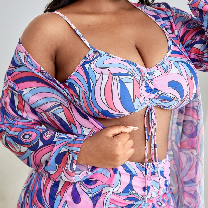 Biquíni + Saída de Praia Magiara Plus Size B136 Importe Go 