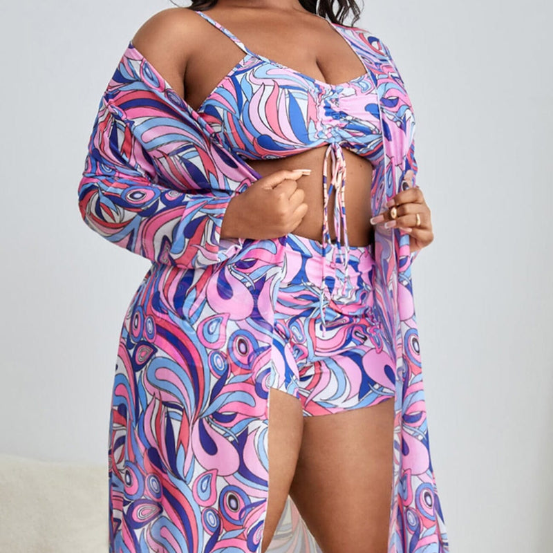 Biquíni + Saída de Praia Magiara Plus Size B136 Importe Go 