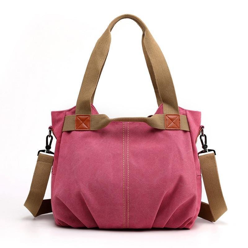 Bolsa Bella Lona Resistente à Água - Durabilidade e Estilo Elegante Bolsa resistente à água Importe Go Rosa Choque 