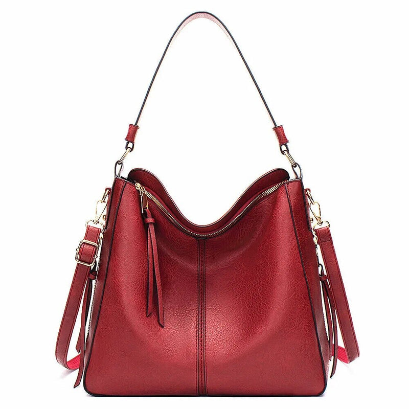 Bolsa Feminina de Couro Charmy Bolsas01 Importe Go Vermelho 