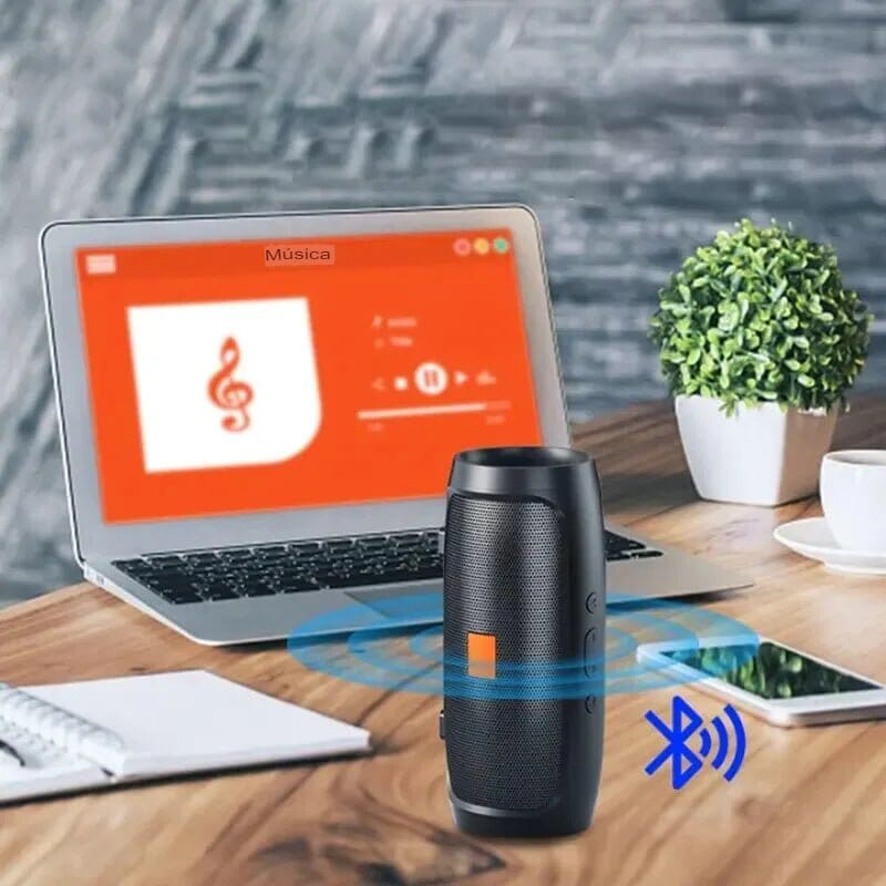 Caixa de Som Portátil sem Fio Bluetooth 5.0 Ipx7 Importe Go 