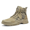 Calçados Masculinos Botas Camo Martin Masculina Outono/Inverno Desgaste do Trabalho Casual Botas Curtas Importe Go khaki 39 