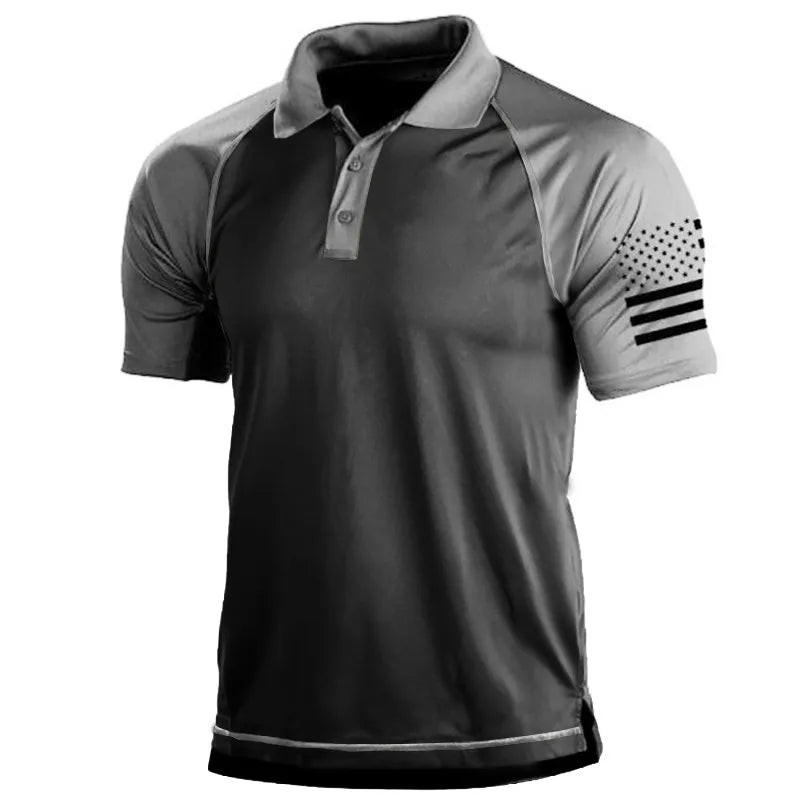 Camisa Polo Masculina Tática Militar Camisa Polo Masculina Importe Go Cinza P 