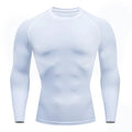 Camiseta de entrenamiento de manga larga para hombre, ropa deportiva para gimnasio, correr, al aire libre, primavera y otoño Importe Go White S 