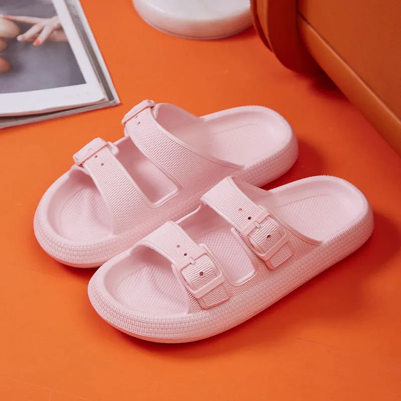 Chinelo Nuvem Com Fivelas - Flávia Chinelo Nuvem Com Fivelas - Flávia Importe Go Pink 36 