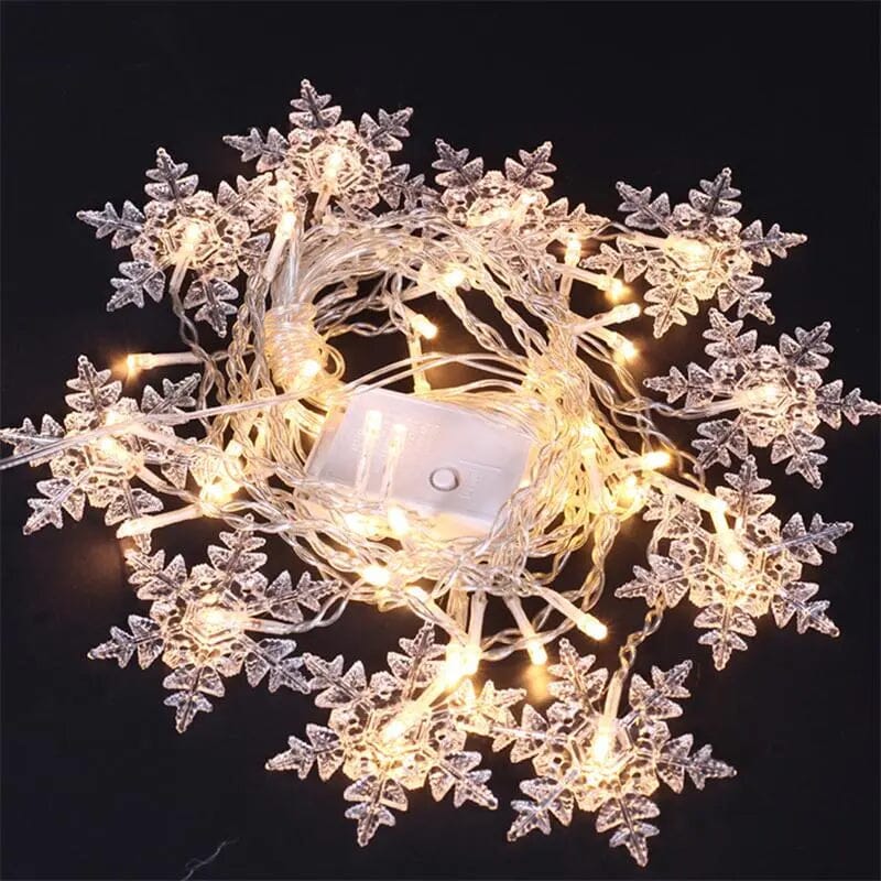 Cortina de Flocos de Neve LED - Decoração de Natal Importe Go 