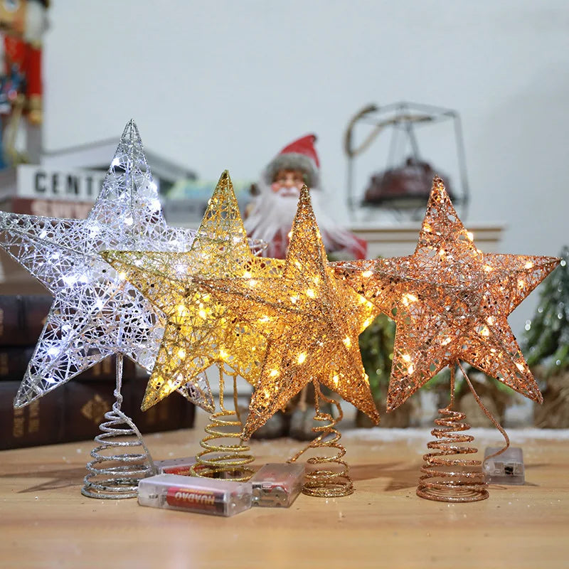 Estrela para Arvore de Natal com Luzes Led Estrela para Arvore de Natal com Luzes Led Importe Go 