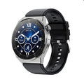 GT3 Pro Smartwatch para homens, tela HD, AMOLED, chamada Bluetooth, freqüência cardíaca, NFC, IP68 à prova d'água, Android, 390x390, 2024 Importe Go Black steel 