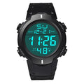 HONHX-Relógio de pulso LED digital masculino, relógios eletrônicos, pulseira inteligente, relógio de pulso Sport Quartz, moda Importe Go Branco 