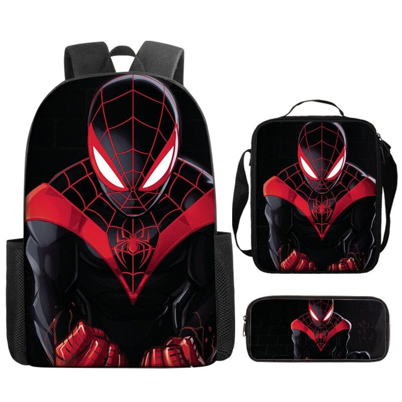 Kit Escolar Infantil Homem Aranha: Mochila, Lancheira e Estojo Kit Escolar Infantil Homem Aranha: Mochila, Lancheira e Estojo Importe Go 6 