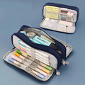 Large Capacity Pencil Case School Multifunction Pen Case Pencil Cases Bags Pencils Pouch Students Education Stationery Supplies Importe Go 