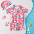 Maiô de flutuabilidade infantil, Kids Floating Rash Guards, Girls Swimwear, Meninos Natação Infantil Roupas de Bebê, 1 Pc Importe Go 