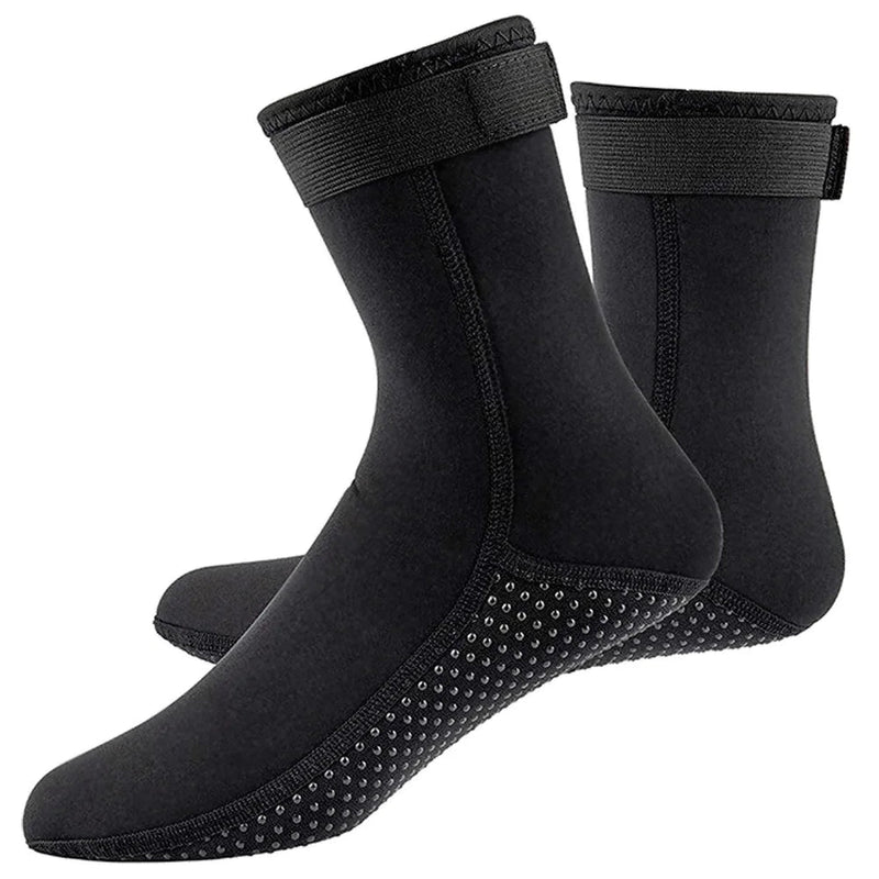 Meias de mergulho neoprene antiderrapante, sapatos wetsuit, patchwork quente, elasticidade, botas de surf, natação, mergulho, adulto, 3mm Importe Go 