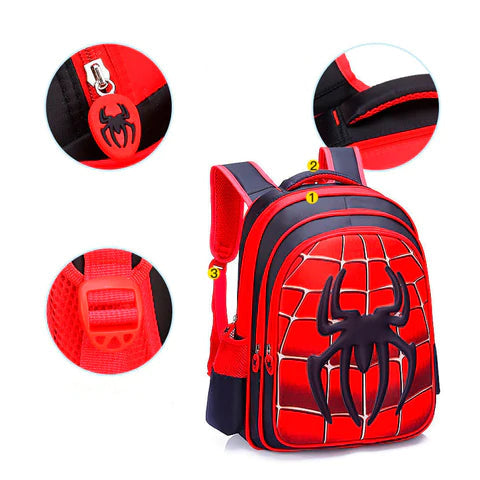 Mochila Homem Aranha Escolar Infantil Mochila Homem Aranha Escolar Infantil 3D Importe Go 