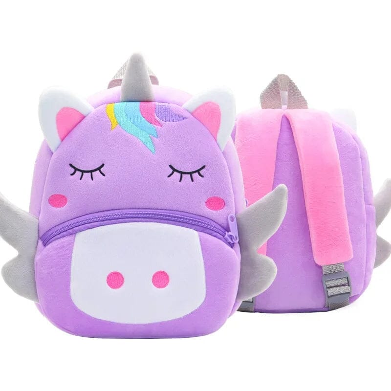 Mochila Infantil Bichinhos Fofos Bolsa Infantil Importe Go Unicórnio 