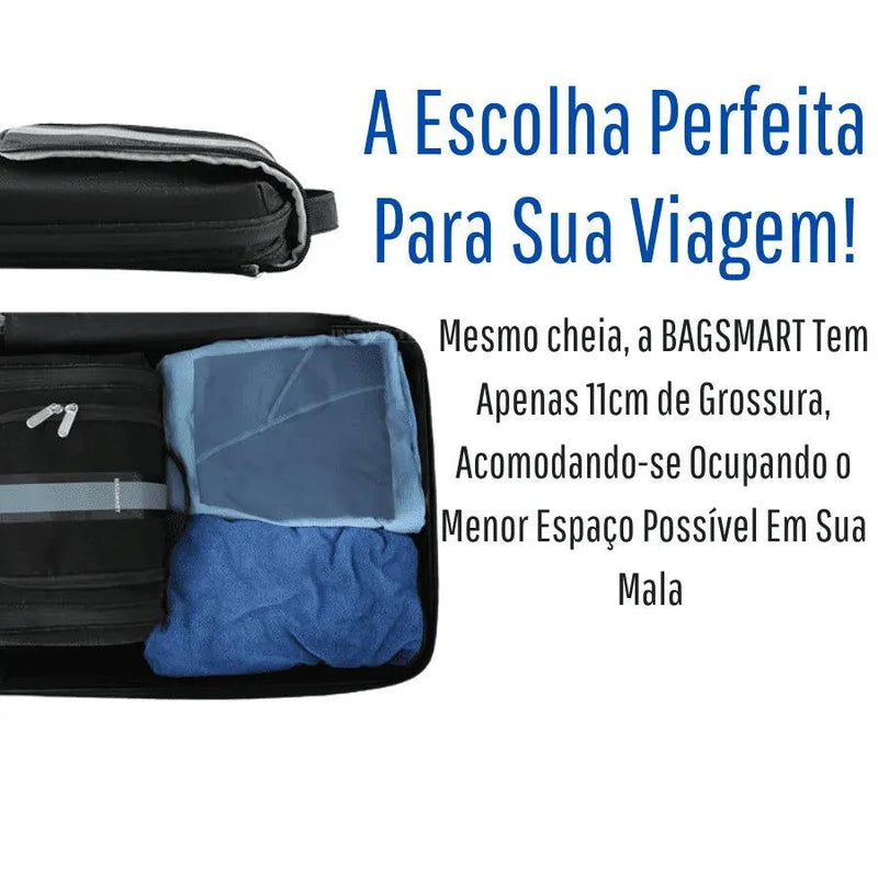 Necessaire De Viagem Multiuso SMARTBAG - Perfeita Para Organizar E Levar Sempre o Que Você Precisa Importe Go 