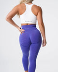 NVGTN Leggings de Spandex sem costura para mulheres, calças justas macias, roupas de fitness, calças de ioga, cintura alta Importe Go Electric Blue XS 