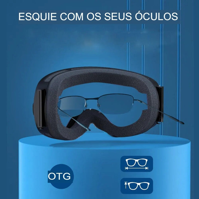 Óculos de Esqui com Dupla Camada e Proteção UV 400 Óculos de Esqui com Dupla Camada e Proteção UV 400 Importe Go 