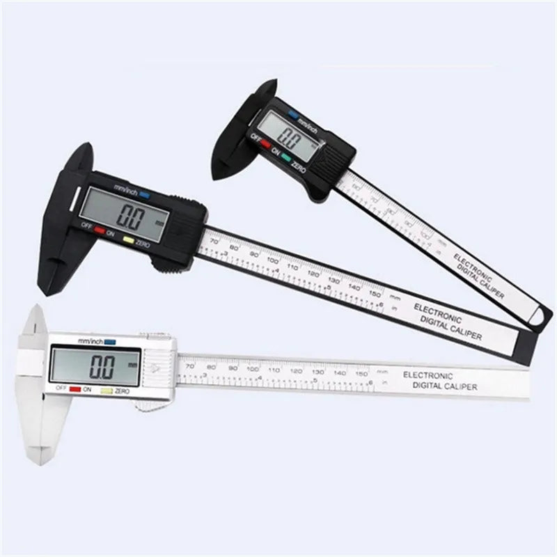 Profissional lcd digital eletrônico vernier metal caliper messschieber micrômetro calibre digital pinça ferramenta de medição profundidade Importe Go 