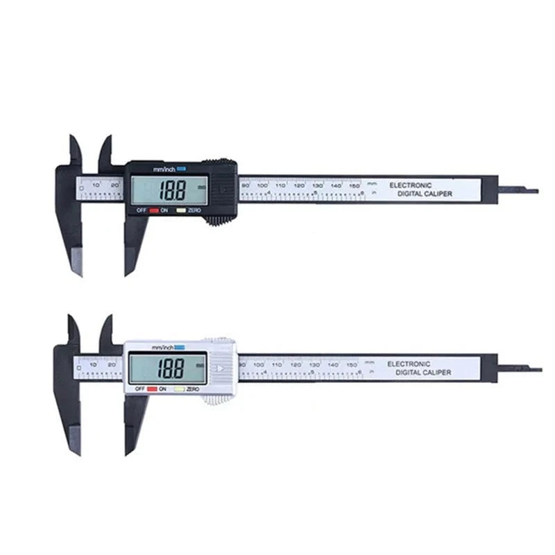 Profissional lcd digital eletrônico vernier metal caliper messschieber micrômetro calibre digital pinça ferramenta de medição profundidade Importe Go 