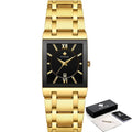 Relógio Masculino Gold Watch ma 35 Importe Go Dourado Com Preto 