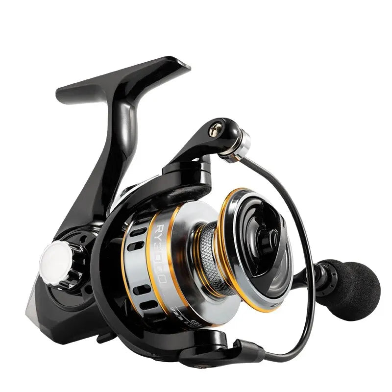 ROOBLINOS RY Spinning Fishing Reel, água salgada e água doce, Metal Frame, suave e resistente, alta velocidade, Spinning Importe Go 