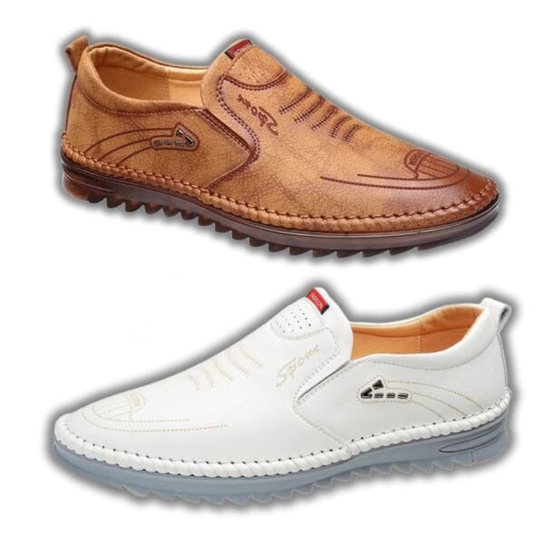 Sapato Mocassim Italian COMPRE 1 E LEVE 2 Calçados (Sapato Mocassim 2) Importe Go Marrom + Branco 37 