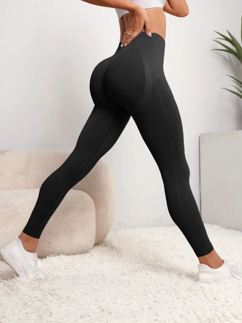 Seamless High Waist Yoga Leggings para Mulheres, Hip Lifting, Push Up, Fitness, Esportes, Gym Vestuário Importe Go 