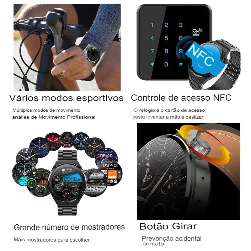 Smartwatch GT3 Ultra - TechMaster Prox Smartwatch GT3 Ultra - TechMaster Prox Importe Go 