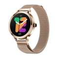 Smartwatch NX7 impermeável para mulheres, relógio inteligente feminino, tela AMOLED 1.1 ", relógio de pulso digital, relógios de pulso, pulseira Smartband Importe Go Gold 