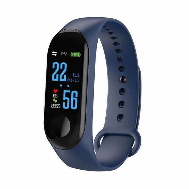 Smartwatch Tracker Fitness M3 - Sports Smartwatch CP03SMARTWM3 Importe Go Azul 