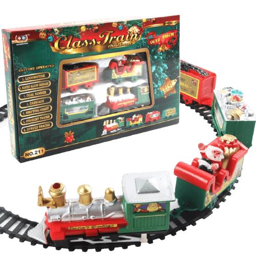 Trenzinho de Natal Elétrico - Christmas train Importe Go Trenzinho Elétrico 