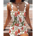 Vestido de camisola apertada floral feminino, roupa de praia feminina, minissaia sexy de clube, vestido curto casual, primavera e verão, 2024 Importe Go Luz Verde S 