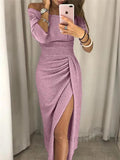 Vestido Feminino Brilhante Noite Importe Go Pink S 