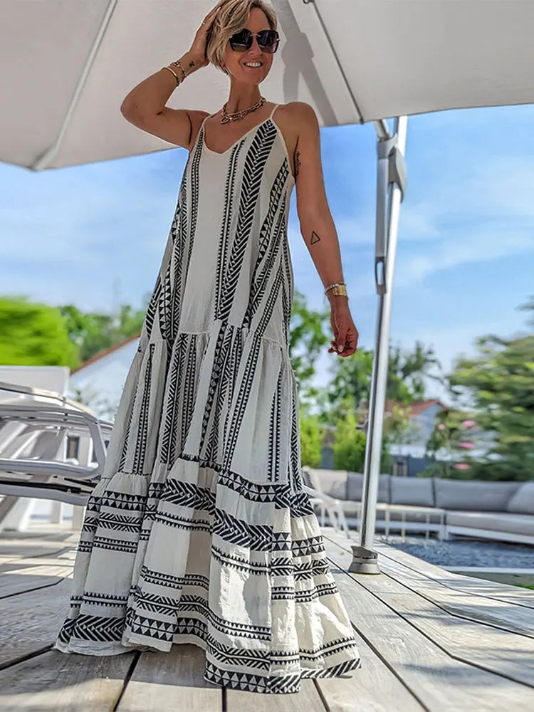 Vestido Feminino Longo Verão 2024 Importe Go 