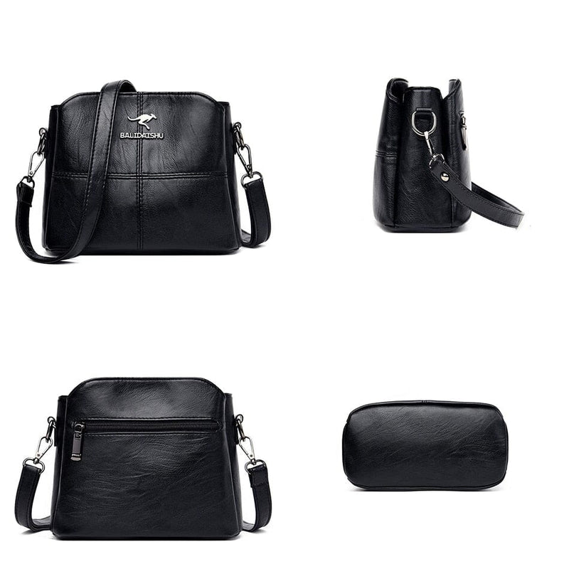 Bolsa Crossbody Couro - Frete Grátis bolsa018 Importe Go 