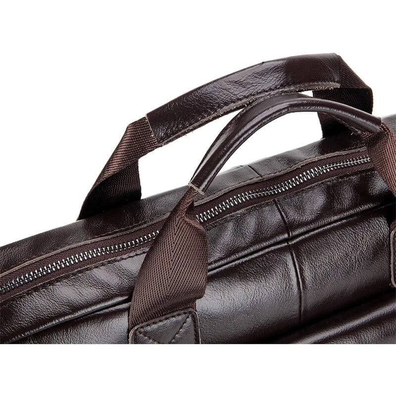 Bolsa Masculina de Couro Legítimo Leone BOL09 Importe Go 