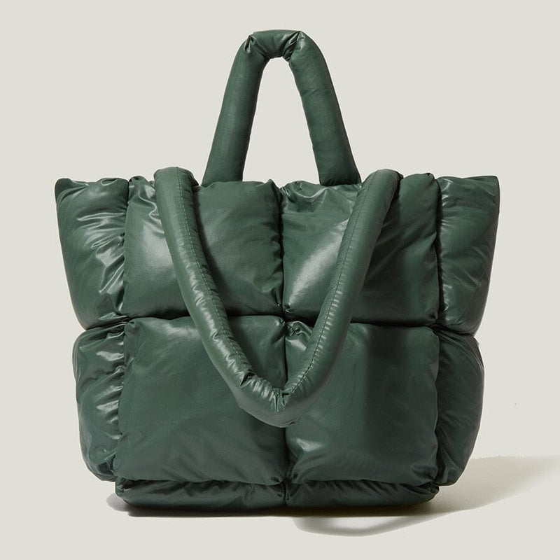 Bolsa Nuvem Nylon - Grande bolsa014 Importe Go Verde 