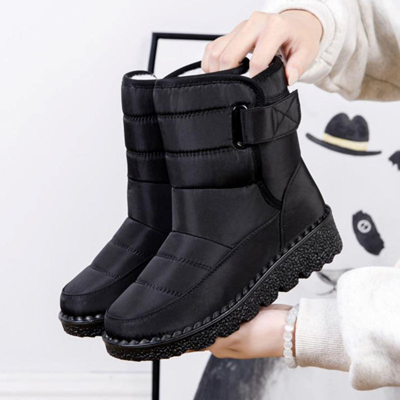 Bota para o Frio Impermeável Cano Médio Frozen SF32 Importe Go 