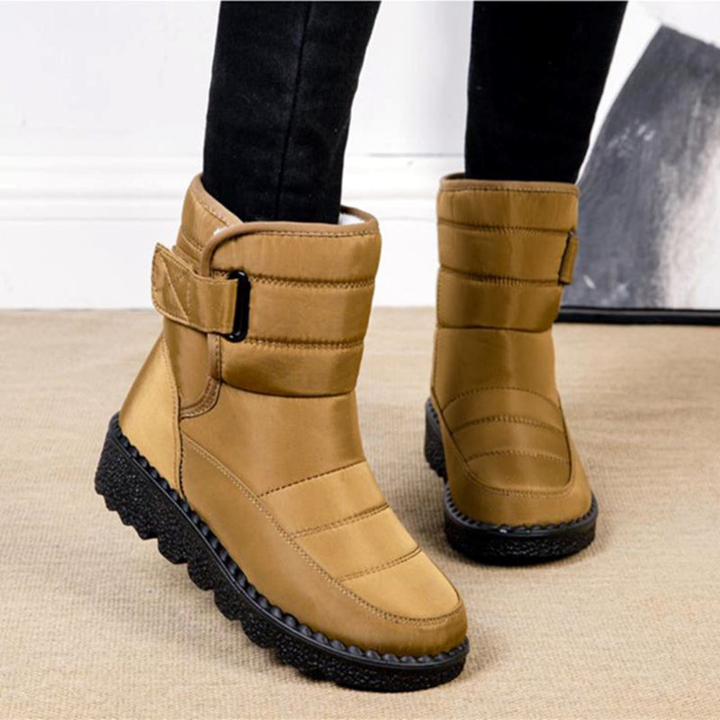 Bota para o Frio Impermeável Cano Médio Frozen SF32 Importe Go 