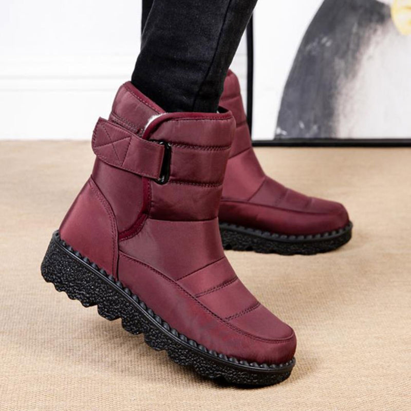 Bota para o Frio Impermeável Cano Médio Frozen SF32 Importe Go 