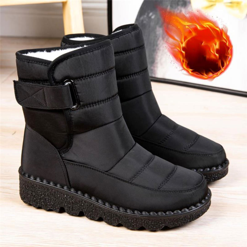 Bota para o Frio Impermeável Cano Médio Frozen SF32 Importe Go 