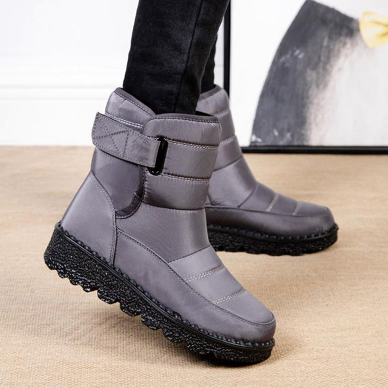 Bota para o Frio Impermeável Cano Médio Frozen SF32 Importe Go 