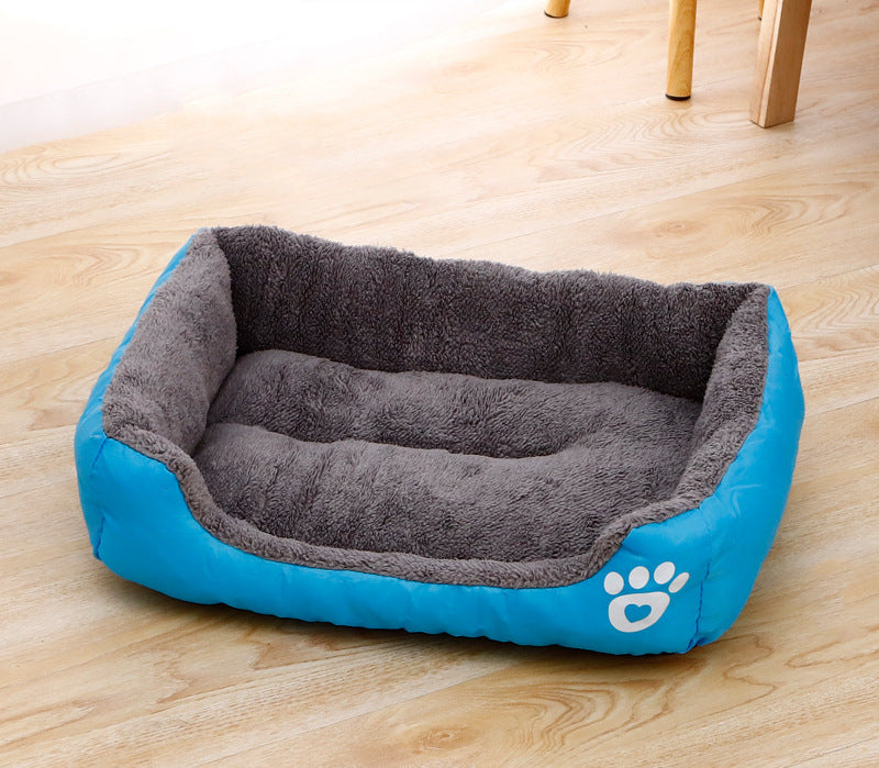 Cama Quentinha para Cachorro - Inverno Pet Cama Quentinha para Cachorro Importe Go Azul 40x30 cm 