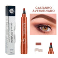 Caneta Para Sobrancelhas Micropigmentação - COMPRE 1 LEVE 2 Caneta Para Sobrancelhas Micropigmentação Importe Go Compre 1 Leve 2 Castanho Avermelhado 