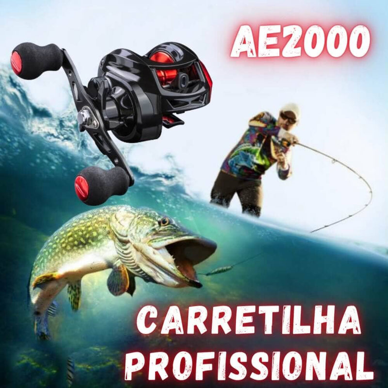 Carretilha Ae-2000 e Vara de Pesca CARRETILHAS Importe Go 