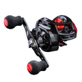 Carretilha Profissional Para Pesca 13kg Drag / FishingPro E1-4 Importe Go Vermelho Mão esquerda 