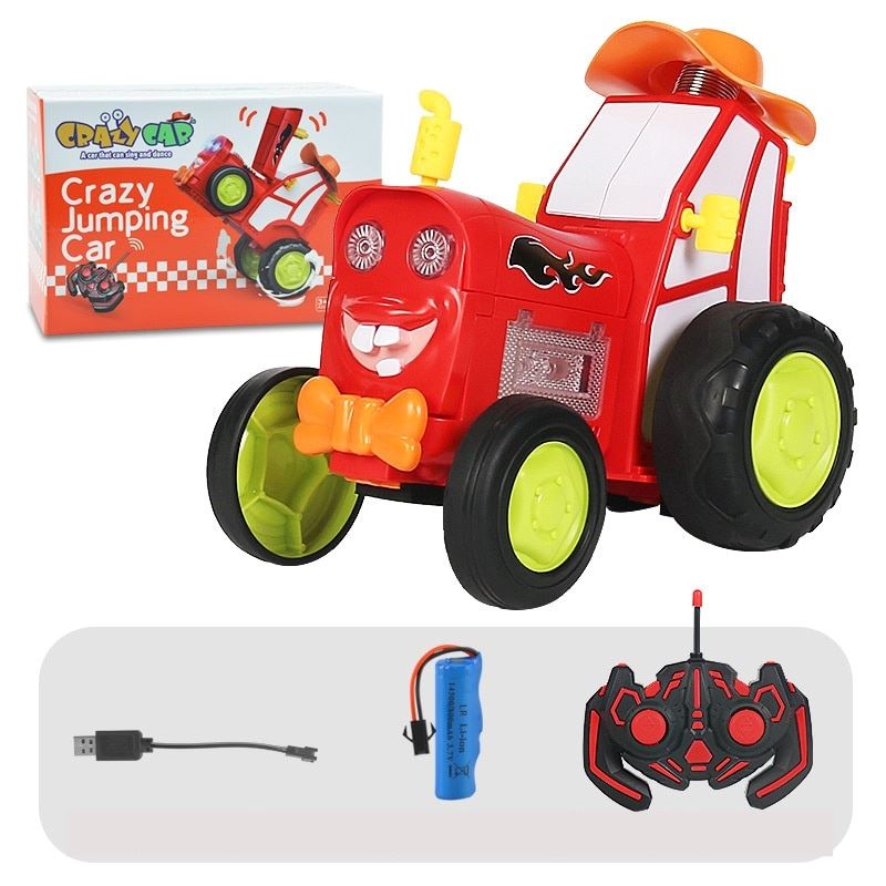 Carro de Brinquedo Animado com Controle Remoto - TurboMotion Carro de Brinquedo Animado com Controle Remoto - TurboMotion Importe Go Vermelho 